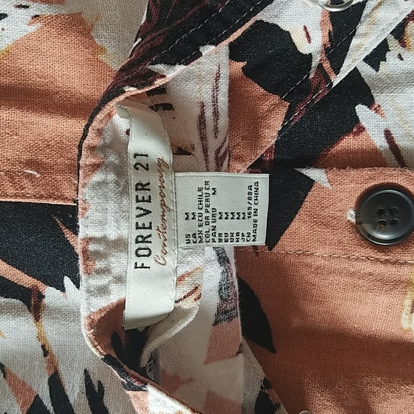 Linen Blend Button Down Sundress - Picture 5 of 8
